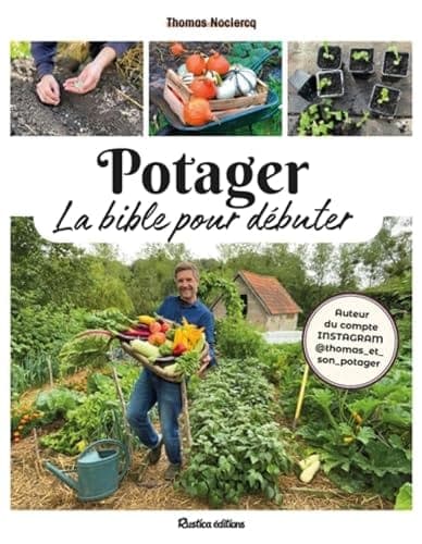 Livre Potager, la bible pour débuter, des éditions Rustica, couverture de face