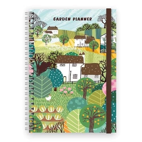 Journal de jardinage Cauliflower Journals à spirale, couverture illustrée sur le thème du jardin