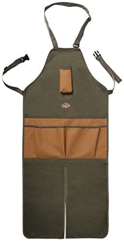 Tablier de jardinage long avec six grandes poches, marque Esschert Design