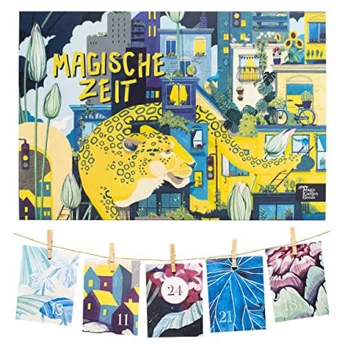 Calendrier de l'avent bio Magic Garden Seeds du jardinage urbain, sachets de graines