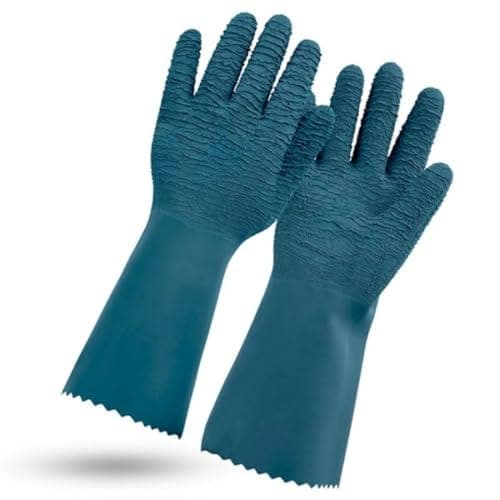 Gants de jardinage longs en latex à manchette, modèle Rostaing Protectmax