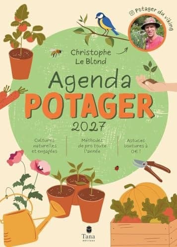 Agenda potager 2027 de l'éditeur Tana, couverture de face